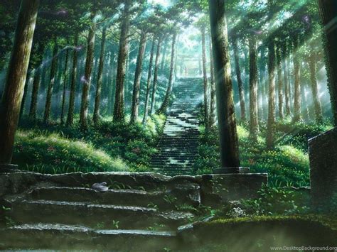 Anime Forest Wallpapers - Wallpaper Cave