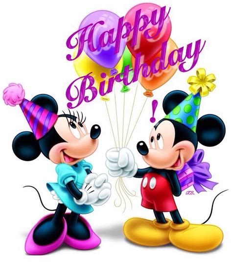 Mickey And Minnie Birthday Clipart - Clipart Suggest