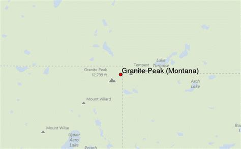 Granite Peak (Montana) Mountain Information