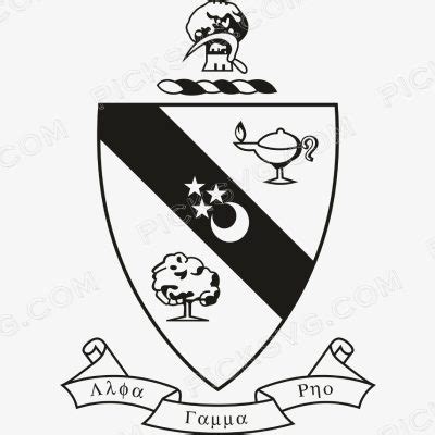 Alpha Gamma Rho Black Crest Svg Free