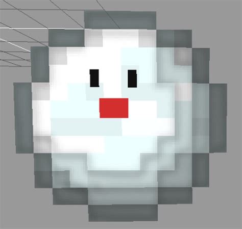 Snowball With Face 1.20.2/1.20.1/1.20/1.19.2/1.19.1/1.19/1.18/1.17.1/Forge/Fabric packs minecraft