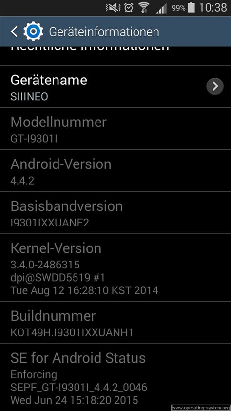 Betriebssystem Screenshot: android android kitkat 07