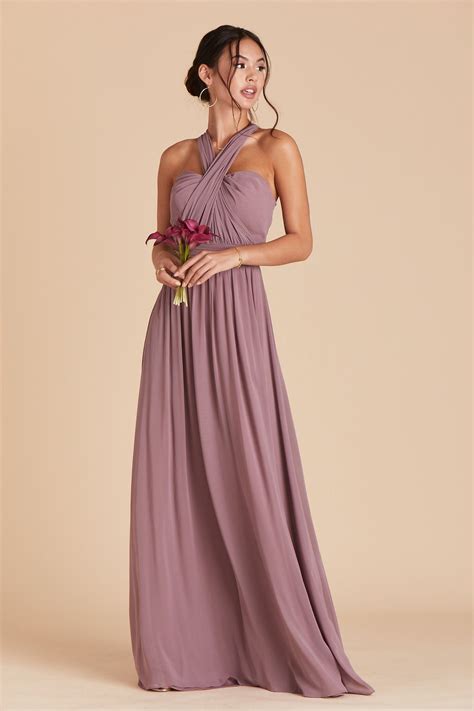 Grace Convertible Dress - Dark Mauve | Versatile bridesmaid dress ...