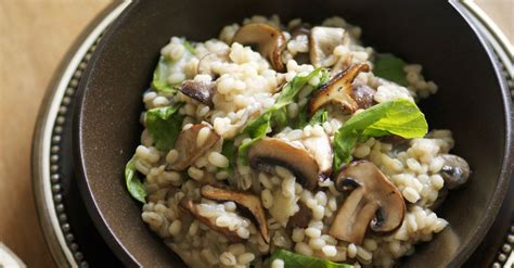 Pearl Barley Mushroom Risotto recipe | Eat Smarter USA