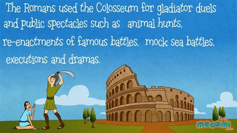 Colosseum - Fun Fact Series EP29 | Mocomi Kids | Fun facts, Fun facts for kids, Colosseum