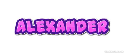 Alexander Logo | Free Name Design Tool from Flaming Text