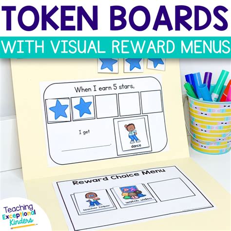 Visual Reward Choice Menu Token Board & Behavior Charts - Teaching ...