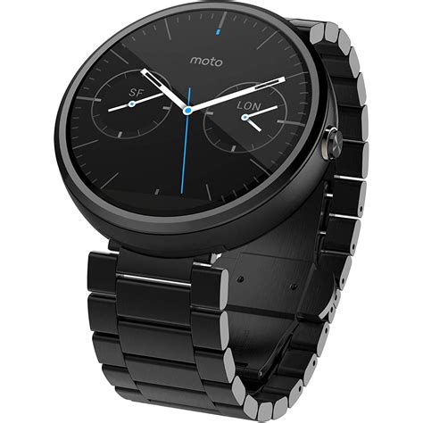 Motorola Smart Watch Moto 360 HR GPS - Dark Metal in 2021 | Smart watch, Smart watch android ...