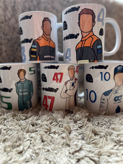 F1 themed mugs – CJBdesigns