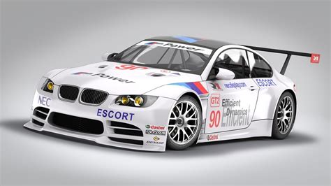 BMW M3 GT 3D Model Game ready .obj .3ds .lwo .lw .lws .blend - CGTrader.com