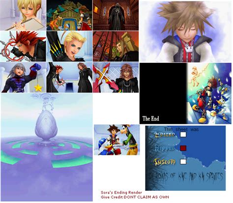 Game Boy Advance - Kingdom Hearts: Chain of Memories - Ending Renders 1 - The Spriters Resource