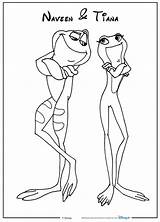 Tiana And Prince Naveen Coloring Pages  Jambestlune sketch template