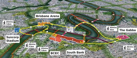 Brisbane Olympics: Designers reveal 9km walking loop around Queensland ...