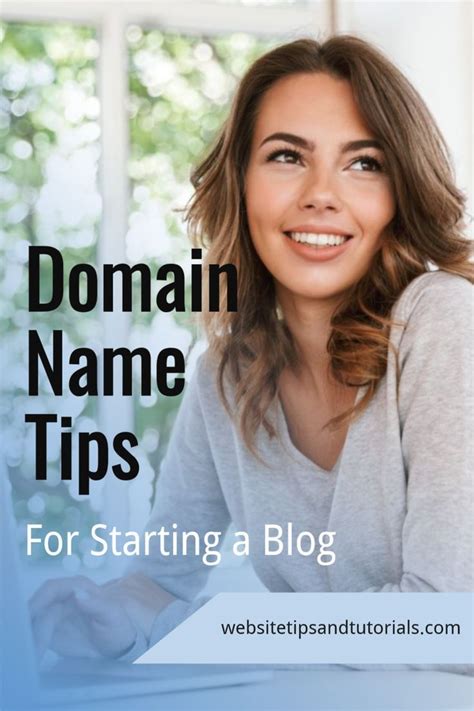 Domain Name Tips for Starting a Blog | How to start a blog, Domain name ideas, Blog tips