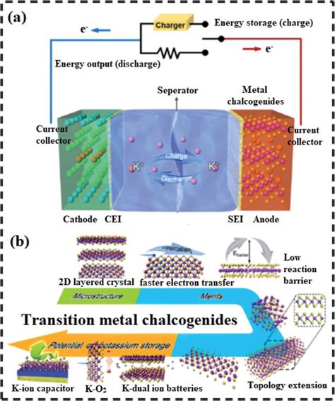 (a) Schematic showing the setup and operation of a potassium-ion... | Download Scientific Diagram