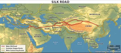 Silk Road Trade Diagram | Quizlet