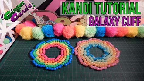 How to Make a Galaxy Cuff - [Kandi Tutorial] | @GingerCandE - YouTube