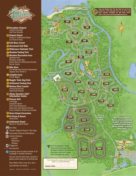 Disney's Fort Wilderness Campgrounds Map • WDW Vacation Tips