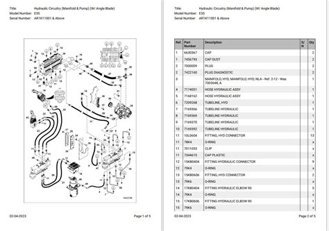 Bobcat E35 AR1K11001 & Above Parts Catalog