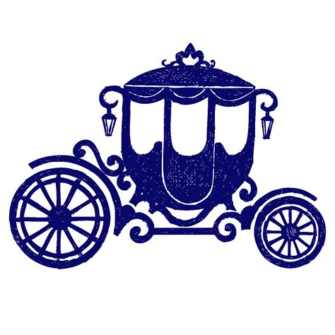 Carriage Horse-drawn vehicle Wheel Clip art - Cartoon blue pumpkin carriage png download - 1300* ...