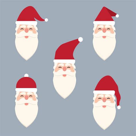 santa claus logo and vector illustration design 13023294 Vector Art at ...