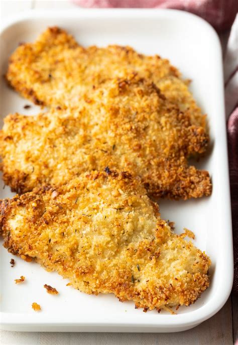 Baked Chicken Cutlets (Oven Fried!) + VIDEO - A Spicy Perspective