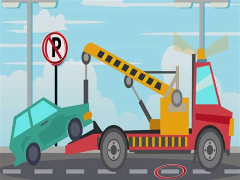 Towing Trucks Differences - Play Free Game Online at MixFreeGames.com