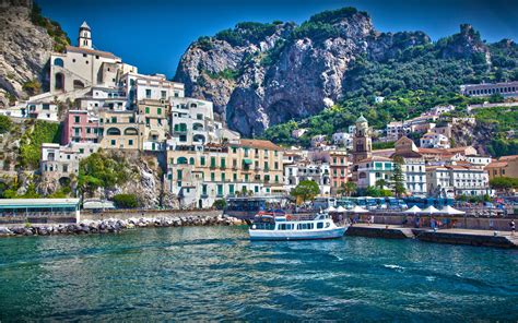 Amalfi, Towns, Italy, Salerno, 2K HD Wallpaper