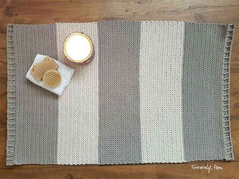 10 Bath Mat Crochet Patterns