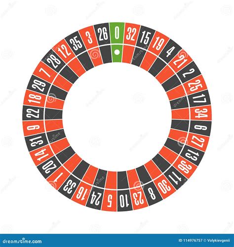 European Roulette Wheel. Top View Stock Vector - Illustration of design ...