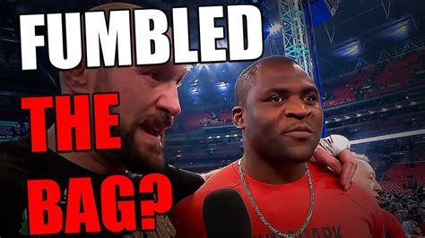 Did Francis Ngannou Fumble The Bag? - YouTube