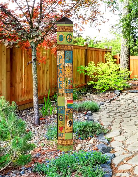 Studio M Peace Garden Pole Garden Art & Reviews | Wayfair