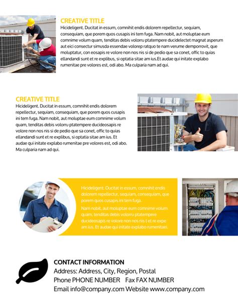 Electrician Flyer Template | MyCreativeShop