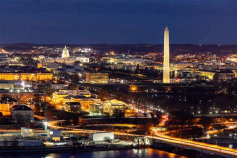 Washington Dc Night Aerial Stock Photos, Pictures & Royalty-Free Images ...