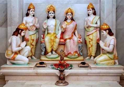 Hindu Marble Ram Darbar Statue, For Temple at Rs 250000 in Jaipur | ID: 20848922948