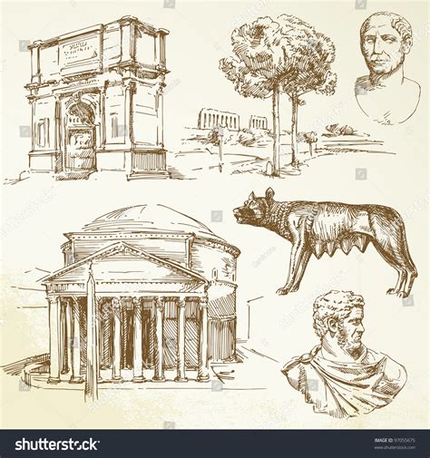 15,748 Roman Drawings Stock Vectors, Images & Vector Art | Shutterstock