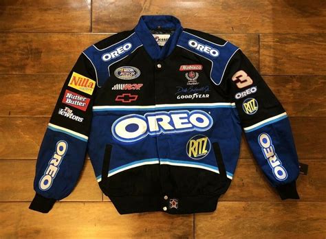 Dale Earnhardt Jr #3 Oreo Jacket Mens Size Large NASCAR Busch Series ...