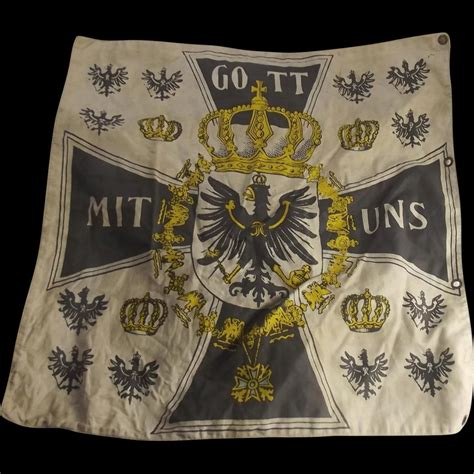 Prussian Eagle Imperial Lance Pennant Flag 1916 - Sally Antiques