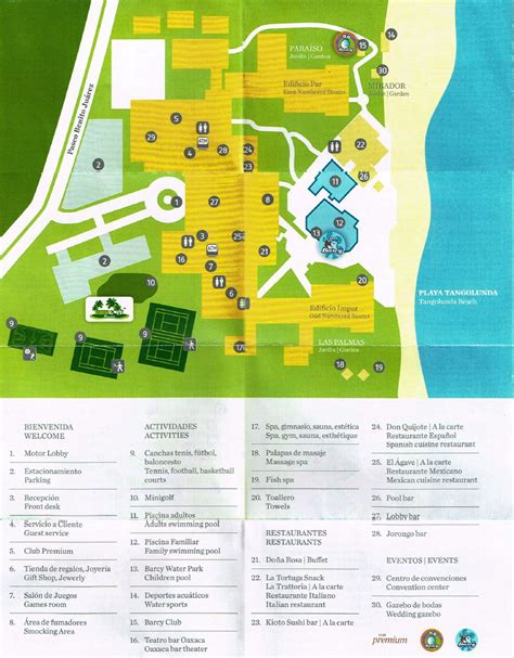 Map Of Huatulco Mexico Resorts