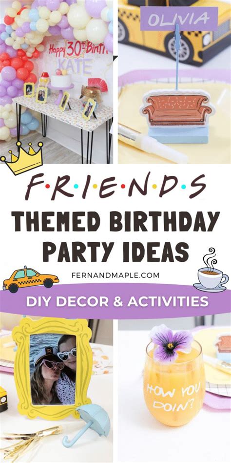 FRIENDS Themed 30th Birthday Party | Birthday party themes, 30th ...