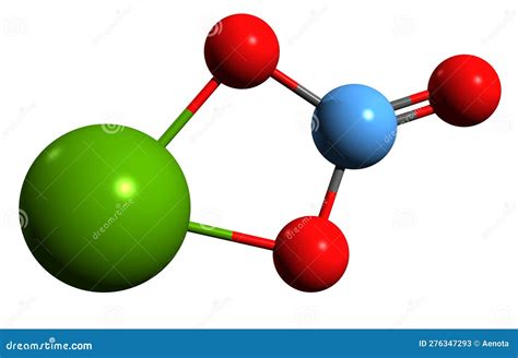 3D Image of Magnesium Carbonate Skeletal Formula Stock Illustration ...