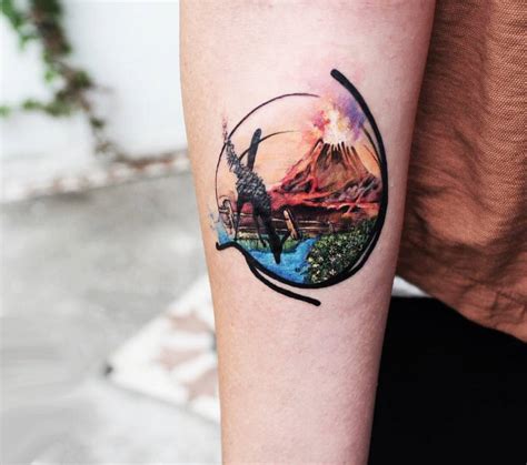 Volcano tattoo by Tattoo Tayfun | Photo 16874