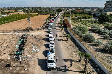 First aid convoy enters Gaza Strip from Egypt - Middle East and Africa ...