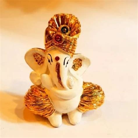 Marble Lord Ganesh Idol, For Decoration, Size: 9 Inch at Rs 500 in Meerut