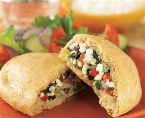 Spinach and Cheese Calzones Recipe - Daisy Brand