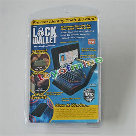 Lock Wallet - RFID Blocking Wallets As Seen On TV | eBay