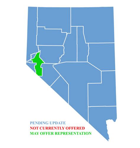 Nevada Map for traffic ticket representation in Lyon County – Nevada ...