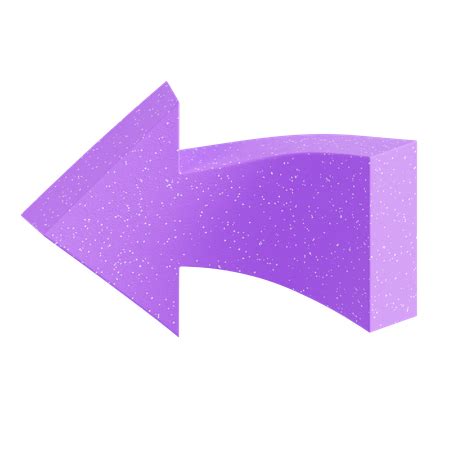 Turn Left Arrow 3D Icon download in PNG, OBJ or Blend format