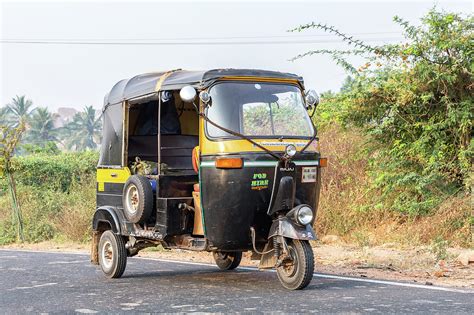 auto rickshaw seen from the side, Hampi, Karnataka, India Photograph by Henning Marquardt | Fine ...