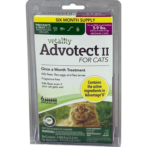 ADVOTECT II FLEA AND TICK FOR CATS